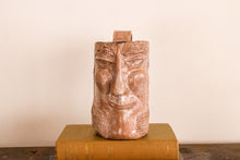 Load image into Gallery viewer, Ceramic Face Stein Vintage Kitschy Weird Shelf Decor

