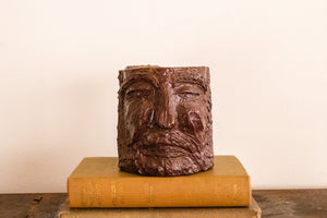 Ceramic Face Mug Vintage Kitschy Oddity Shelf Decor