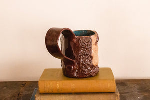 Ceramic Head Mug Vintage Kitschy Oddity Shelf Decor
