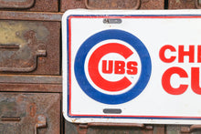 Load image into Gallery viewer, Chicago Cubs Baseball License Plate Vintage Sports Booster Wall Decor
