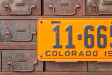 Load image into Gallery viewer, Colorado 1933 License Plate Vintage Wall Hanging Decor - Eagle&#39;s Eye Finds
