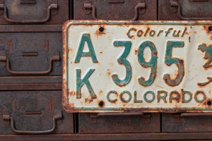 Colorado 1958 Skier License Plate Vintage Wall Hanging Decor - Eagle's Eye Finds