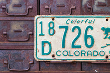 Load image into Gallery viewer, Colorado 1958 Skier License Plate Vintage Wall Hanging Decor 726 - Eagle&#39;s Eye Finds
