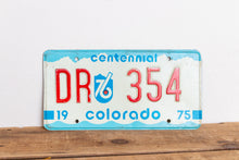 Load image into Gallery viewer, Colorado Centennial License Plate Vintage 1975 CO Wall Decor - Eagle&#39;s Eye Finds
