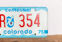 Load image into Gallery viewer, Colorado Centennial License Plate Vintage 1975 CO Wall Decor - Eagle&#39;s Eye Finds
