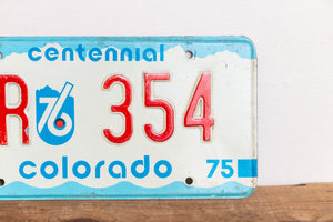 Colorado Centennial License Plate Vintage 1975 CO Wall Decor - Eagle's Eye Finds