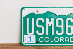 Colorado 1993 USM License Plate Vintage Wall Hanging Decor - Eagle's Eye Finds