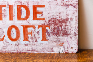 Crimson Tide Loft Vintage Alabama Sign Painted Metal Wall Decor