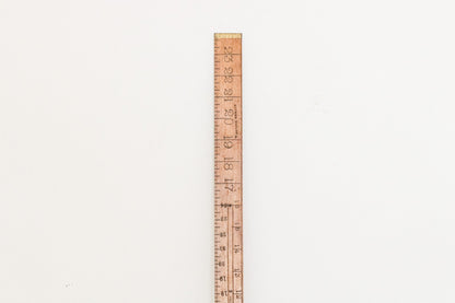 Detmer Woolen Tailor Square's Ruler Vintage Boxwood Tailor Waist Measure - Eagle's Eye Finds