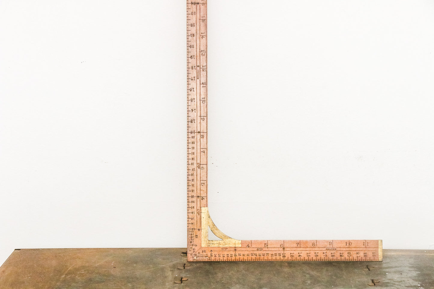 Detmer Woolen Tailor Square's Ruler Vintage Boxwood Tailor Waist Measure - Eagle's Eye Finds