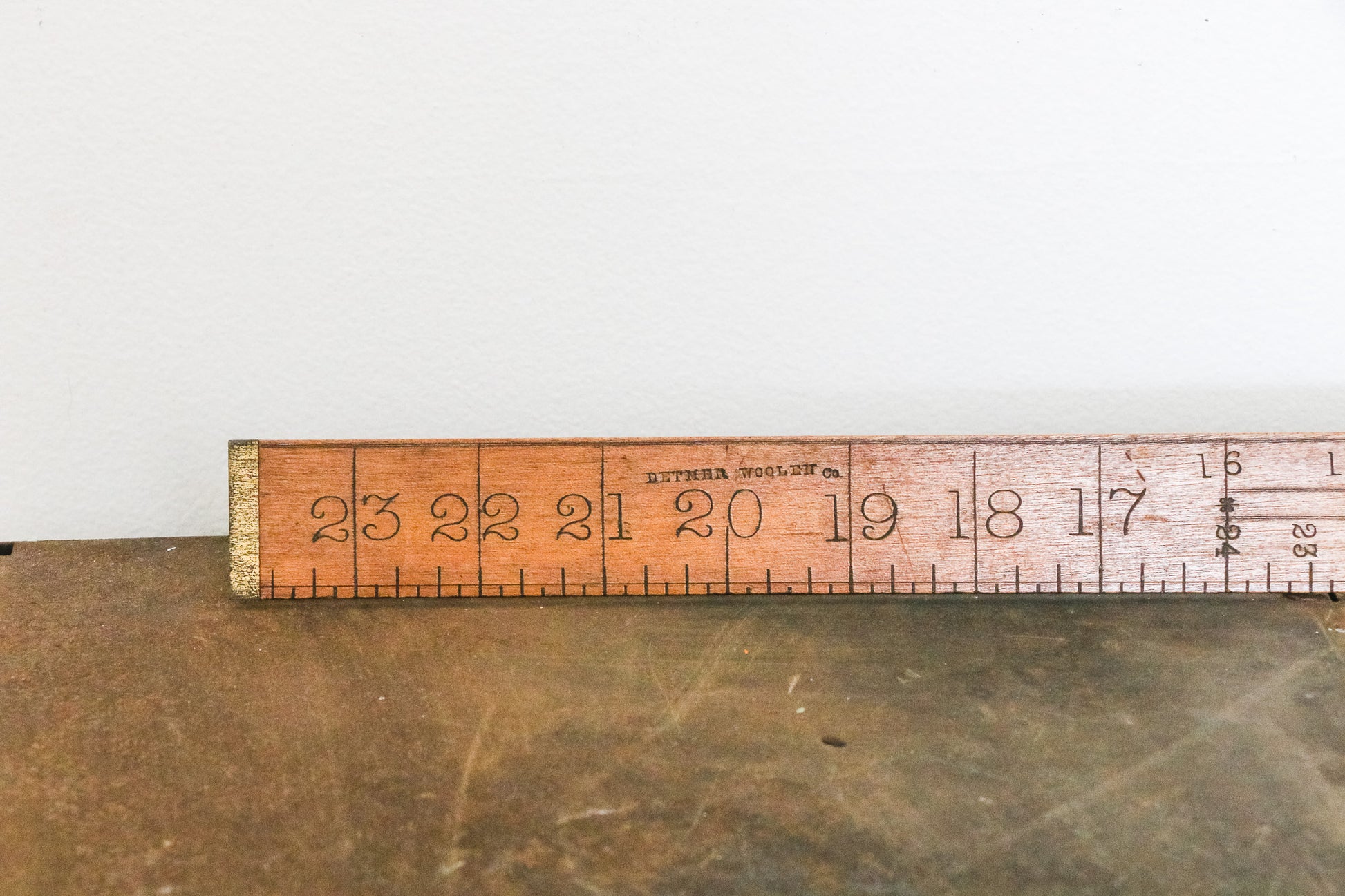 Detmer Woolen Tailor Square's Ruler Vintage Boxwood Tailor Waist Measure - Eagle's Eye Finds