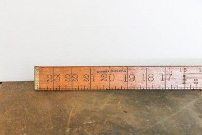 Detmer Woolen Tailor Square's Ruler Vintage Boxwood Tailor Waist Measure - Eagle's Eye Finds