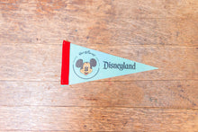 Load image into Gallery viewer, Disneyland California Felt Pennant Vintage Blue Mini CA Wall Decor - Eagle&#39;s Eye Finds
