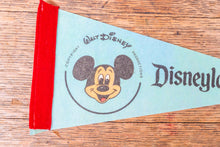 Load image into Gallery viewer, Disneyland California Felt Pennant Vintage Blue Mini CA Wall Decor - Eagle&#39;s Eye Finds
