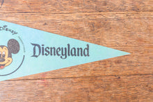 Load image into Gallery viewer, Disneyland California Felt Pennant Vintage Blue Mini CA Wall Decor - Eagle&#39;s Eye Finds
