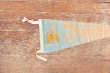 Load image into Gallery viewer, Walt Disneyland Felt Pennant Vintage Stylized Child&#39;s Wall Decor

