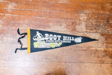Load image into Gallery viewer, Dodge City Kansas Black Felt Pennant Vintage Wall Hanging Decor - Eagle&#39;s Eye Finds
