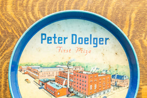 Peter Doelger Beer Tray Brewery Bar Decor Factory Graphic