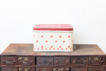 Load image into Gallery viewer, Empeco Bread Tin Chic Kitchen Storage Decor Vintage Red Polka Dots and Leaves - Eagle&#39;s Eye Finds
