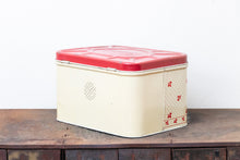 Load image into Gallery viewer, Empeco Bread Tin Chic Kitchen Storage Decor Vintage Red Polka Dots and Leaves - Eagle&#39;s Eye Finds
