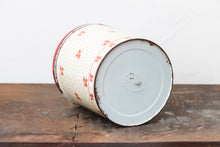 Load image into Gallery viewer, Empeco Canister Tin Chic Kitchen Storage Decor Vintage Red Polka Dots and Leaves - Eagle&#39;s Eye Finds
