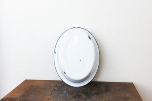 Enamelware Tub Vintage Maid of Honor Porcelain Washing Basin - Eagle's Eye Finds