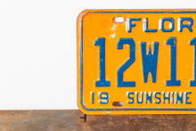 Load image into Gallery viewer, 1964 Florida License Plate Vintage  DMV Clear YOM 12W11700
