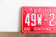 Load image into Gallery viewer, Florida 1969 License Plate Sunshine State Vintage Wall Hanging Decor NOS 49W-2829
