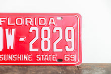 Load image into Gallery viewer, Florida 1969 License Plate Sunshine State Vintage Wall Hanging Decor NOS 49W-2829
