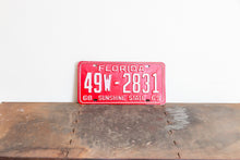 Load image into Gallery viewer, 1968 Florida 1969 License Plate Sunshine State NOS 49W-2831
