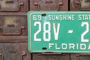 Florida 1970 License Plate Sunshine State Vintage Pasco County FL - Eagle's Eye Finds