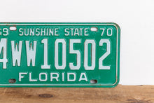 Load image into Gallery viewer, Florida 1970 License Plate Sunshine State Vintage Pinellas County FL - Eagle&#39;s Eye Finds
