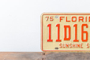 Florida 1975 License Plate Sunshine State Vintage Wall Decor 11D-16796 - Eagle's Eye Finds