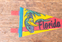 Load image into Gallery viewer, Florida Colorful Felt Pennant Vintage Mini Wall Decor - Eagle&#39;s Eye Finds
