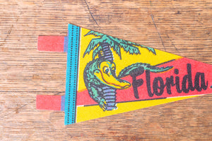 Florida Colorful Felt Pennant Vintage Mini Wall Decor - Eagle's Eye Finds