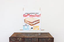 Load image into Gallery viewer, Fluffernutter Marshmallow Fluff Vintage 1960s Advertising Poster
