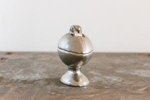 1950s Football Lighter Vintage Silver Figural As-Is