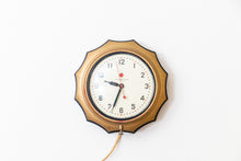 Load image into Gallery viewer, GE Red Dot Wall Clock Model 2HO2 Vintage Mid-Century Gold Wall Decor - Eagle&#39;s Eye Finds
