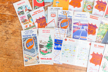 Load image into Gallery viewer, Gas Station Road Maps Vintage Lot of Service Station Advertising Ephemera - Eagle&#39;s Eye Finds
