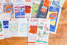 Load image into Gallery viewer, Gas Station Road Maps Vintage Lot of Service Station Advertising Ephemera - Eagle&#39;s Eye Finds
