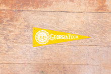 Load image into Gallery viewer, Georgia Tech University Mini Felt Pennant Vintage College Decor - Eagle&#39;s Eye Finds
