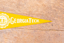 Load image into Gallery viewer, Georgia Tech University Mini Felt Pennant Vintage College Decor - Eagle&#39;s Eye Finds
