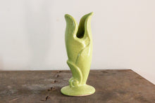 Load image into Gallery viewer, Gilmer Art Pottery Vase Green Vintage
