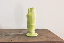 Load image into Gallery viewer, Gilmer Art Pottery Vase Green Vintage

