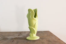 Load image into Gallery viewer, Gilmer Art Pottery Vase Green Vintage
