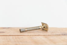 Load image into Gallery viewer, Gillette Brass Safety Razor Vintage Barbershop Decor - Eagle&#39;s Eye Finds
