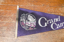 Load image into Gallery viewer, Grand Canyon National Park AZ Blue Felt Pennant Vintage Wall Decor
