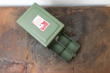 Load image into Gallery viewer, Green File Drawer Set Vintage Industrial Parts or Supply Storage - Eagle&#39;s Eye Finds
