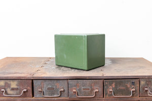 Green File Drawer Set Vintage Industrial Parts or Supply Storage - Eagle's Eye Finds