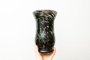 Green Spotted Leopard Vintage Vase